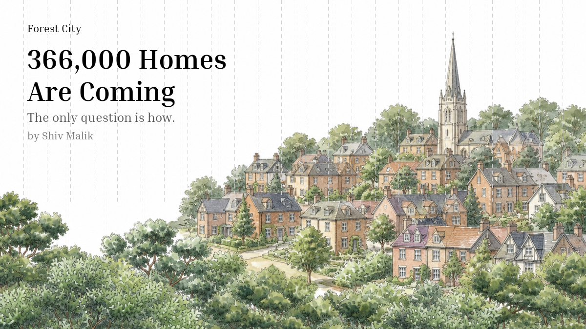 366,000 homes are going to be built. The only question is how.